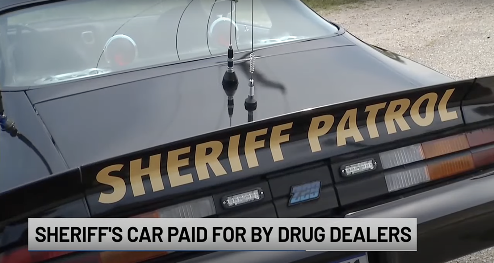 1981 Chevrolet Camaro police car
